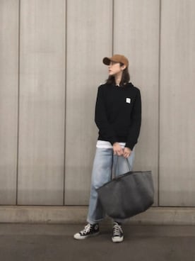 「THUMPERS BROOKLYN NYC USA（サンパース）のアイテム」を使った、To oＯoＯさん（レディース・171cm）の春コーディネート