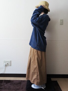 「a.g.plus（エージープラス）のアイテム（パンツ）」を使った、 .▯▫さん（レディース・151cm）の春コーディネート