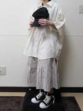 「grace hats（グレースハット）のアイテム（キャップ）」を使った、 .▯▫さん（レディース・151cm）の夏コーディネート