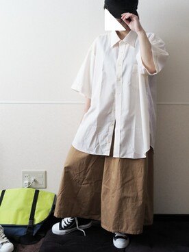 「a.g.plus（エージープラス）のアイテム（パンツ）」を使った、 .▯▫さん（レディース・151cm）の夏コーディネート