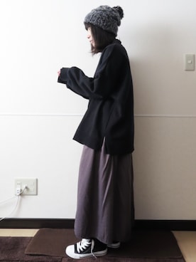 「Ifuru（イフル）のアイテム」を使った、 .▯▫さん（レディース・151cm）の冬コーディネート