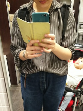 「リーバイス501」｜「アイテム（その他）」を使った、CHIYOさん（レディース・169cm）の夏コーディネート