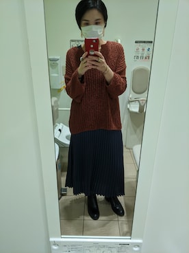 「アイテム（ピアス（両耳用））」を使った、CHIYOさん（レディース・169cm・40代）の秋コーディネート