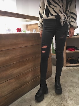 「FIG&VIPER（フィグアンドバイパー）のアイテム」を使った、FIG&VIPER_HITOMIさん（レディース・165cm）の冬コーディネート