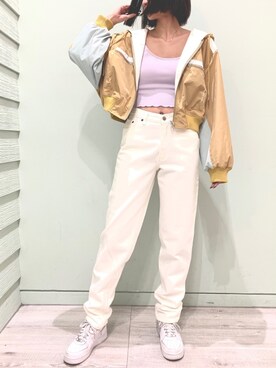 「FIG&VIPER（フィグアンドバイパー）のアイテム（キャミソール）」を使った、FIG&VIPER_HITOMIさん（レディース・165cm）の春コーディネート