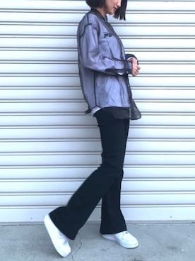 「M.Y.O.B（エム.ワイ.オー.ビー）のアイテム（トップス）」を使った、FIG&VIPER_HITOMIさん（レディース・165cm）の春コーディネート