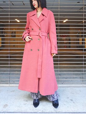 「FIG&VIPER（フィグアンドバイパー）のアイテム（その他アウター）」を使った、FIG&VIPER_HITOMIさん（レディース・165cm）の春コーディネート