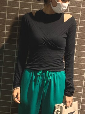 「FIG&VIPER（フィグアンドバイパー）のアイテム（アクセサリー）」を使った、FIG&VIPER_HITOMIさん（レディース・165cm）の春コーディネート
