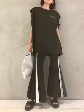 「FACETASM（ファセッタズム）のアイテム」を使った、FIG&VIPER_HITOMIさん（レディース・165cm）の夏コーディネート