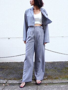 「FIG&VIPER（フィグアンドバイパー）のアイテム（その他アウター）」を使った、FIG&VIPER_HITOMIさん（レディース・165cm）の夏コーディネート