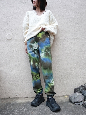 「FIG&VIPER（フィグアンドバイパー）のアイテム（ニット/セーター）」を使った、FIG&VIPER_HITOMIさん（レディース・165cm）の秋コーディネート