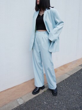 「FIG&VIPER（フィグアンドバイパー）のアイテム（ジャケット/アウター）」を使った、FIG&VIPER_HITOMIさん（レディース・165cm）の春コーディネート