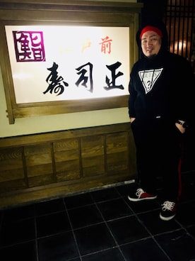 「KANGOL（カンゴール）のアイテム（ニットキャップ/ビーニー）」を使った、FATTAさん（メンズ・173cm）の冬コーディネート