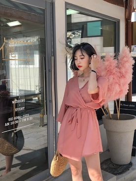 「merongshop（メロンショップ）のアイテム（カーディガン/ボレロ）」を使った、merongshopjpさん（レディース・164cm）の夏コーディネート