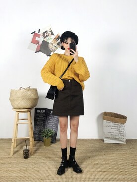 ミニスカート の人気ファッションコーディネート 地域 韓国 季節 6月 8月 Wear