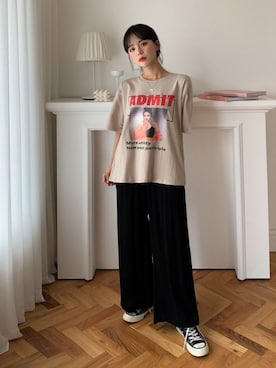 「オルチャンファッション」｜「アイテム（アクセサリー）」を使った、merongshopjpさん（レディース・165cm）の夏コーディネート