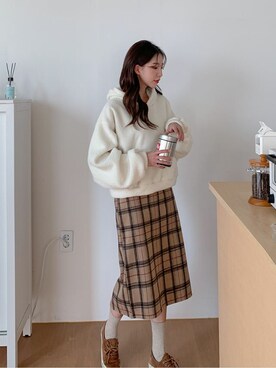 パーカーを使った オルチャンファッション のコーディネート一覧 地域 韓国 Wear