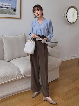 「メロンショップ」｜merongshopjpさん（レディース・161cm）の秋コーディネート