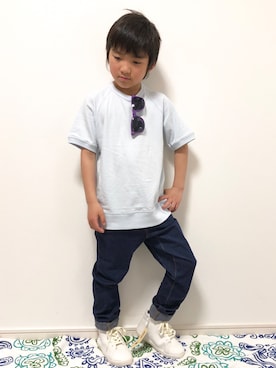 yuuuuさん（キッズ・123cm）の春コーディネート