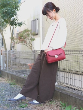 「三角クリップ」｜MYBさん（レディース・160cm）の冬コーディネート