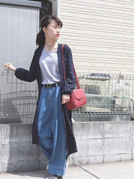 MYBさん(レディース・160cm)の春コーディネート