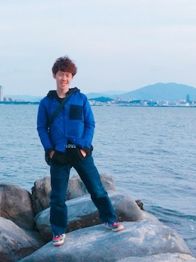 「good thing（グッドシング）のアイテム」を使った、ぽーさん（メンズ・170cm）の春コーディネート