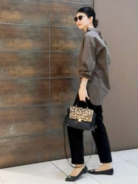 「秋のマイ旬スタイル」｜「アイテム（レインシューズ）」を使った、YMK.jpさん（レディース・168cm）の秋コーディネート