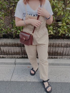 「fd style（エフディ スタイル）のアイテム（オールインワン・サロペット）」を使った、링さん（レディース・148cm）の夏コーディネート