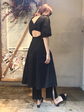 「HELK（ヘルク）のアイテム（ワンピース/ドレス）」を使った、＠saayacreamさん（レディース・165cm）の夏コーディネート