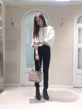 「JILL STUART（ジルスチュアート）のアイテム（パンツ）」を使った、miyaさん（レディース・164cm）の秋コーディネート