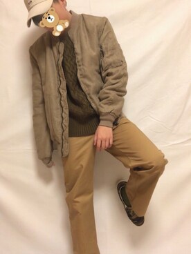 しまむら シマムラ の 中綿ブルゾン ブルゾン Wear