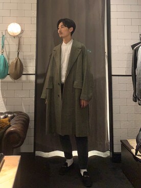 「Giab's（ジャブス）のアイテム」を使った、熊さん（メンズ・184cm）の秋コーディネート