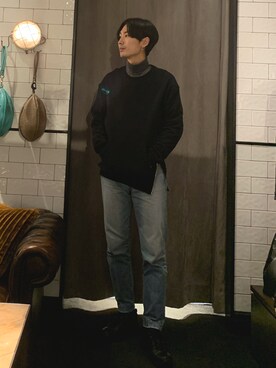 熊さん（メンズ・184cm）の冬コーディネート