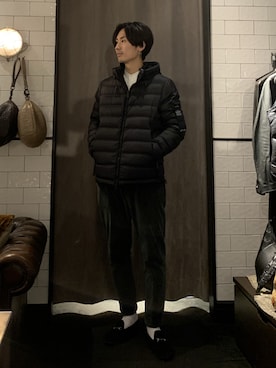 「Peuterey（ピューテリー）のアイテム」を使った、熊さん（メンズ・184cm）の冬コーディネート