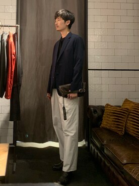 熊さん(メンズ・184cm)の夏コーディネート