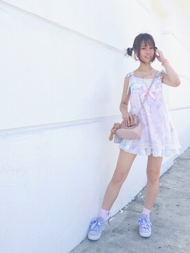 「Nile PERCH（ナイルパーチ）のアイテム（ワンピース/ドレス）」を使った、Snoopyさん（レディース・160cm）の冬コーディネート