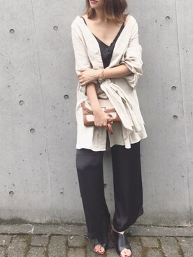 「TODAYFUL（トゥデイフル）のアイテム（つなぎ/オールインワン）」を使った、Piさん（レディース・165cm）の秋コーディネート