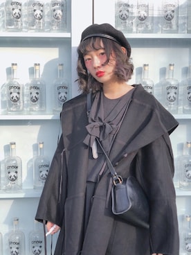 リナさん(レディース・163cm)の冬コーディネート