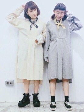 「sister」｜劉桂彣さん（レディース・160cm）の春コーディネート