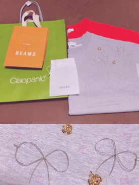 「BEAMS（ビームス）のアイテム（ピアス（両耳用））」を使った、☺︎さん（レディース・157cm）の夏コーディネート