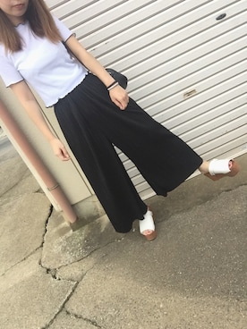 「Marc by Marc Jacobs（マークバイマークジェイコブス）のアイテム（ヘアゴム）」を使った、ぷりん。さん（レディース・148cm）の夏コーディネート