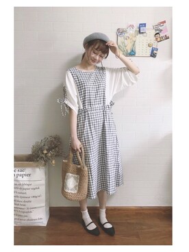 Fuukaさん（レディース・165cm）の夏コーディネート