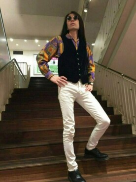 「アイテム（ベスト）」を使った、U_G        ユージ 🌬   さん（メンズ・180cm）の秋コーディネート