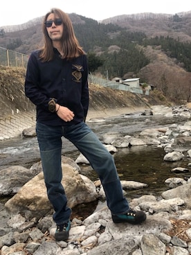 「ウールシャツ」｜「アイテム（その他）」を使った、U_G        ユージ 🌬   さん（メンズ・180cm）の夏コーディネート