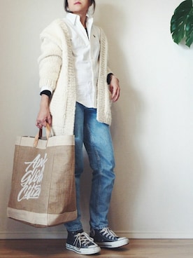 「APOLIS（アポリス）のアイテム」を使った、ai*さん（レディース・165cm）の冬コーディネート