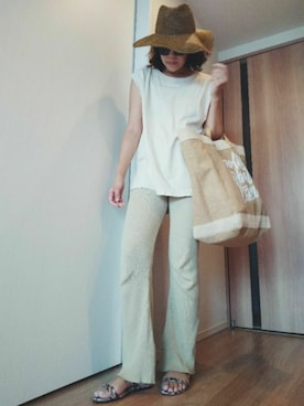 「APOLIS（アポリス）のアイテム」を使った、ai*さん（レディース・165cm）の夏コーディネート