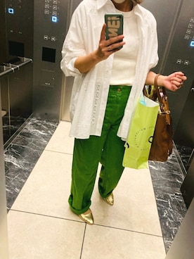 「B SIDES（ビーサイズ）のアイテム」を使った、ai*さん（レディース・165cm）の春コーディネート