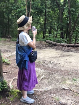 「bach（バッハ）のアイテム」を使った、mikako zennoさん（レディース・149cm）の夏コーディネート