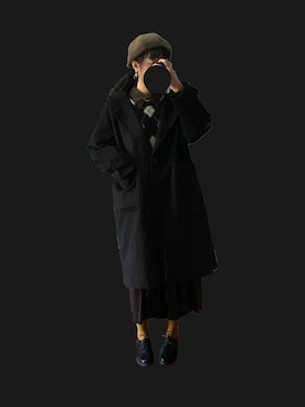 「BELLE（ベル）のアイテム」を使った、Nicky さん（レディース・163cm）の冬コーディネート