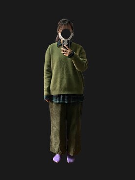 「TYAKASHAのアイテム」を使った、Nicky さん（レディース・163cm）の春コーディネート